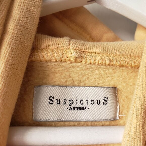5/$100 SALE - Suspicious Antwerp The Vintage Hoodie Yellow//Brown - Picture 5 of 6